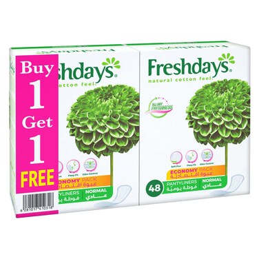 Freshdays Panty Liners 48S + 48S Free