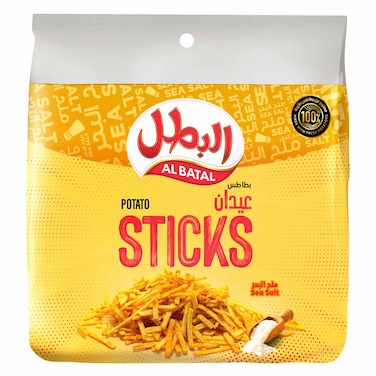 Al Batal Potato Stick Sea Salt 23g X12