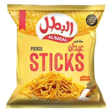 البطل أعواد بطاطس ملح بحري 23 جرام