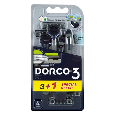 Dorco Fit Razor Portable 3+1 Pack