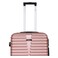 Mnuk Hard Trolley Luggage 3 Pieces Rose Gold