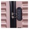 Mnuk Hard Trolley Luggage 3 Pieces Rose Gold