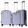 Mnuk Hard Trolley Luggage 3 Pieces Grey