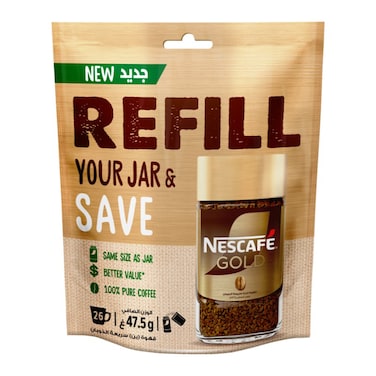 Nescaf&eacute; Gold Refill Instant Coffee 47.5g