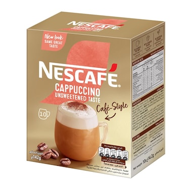 Nescaf&eacute; Cappuccino Unsweetened 142g