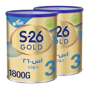 إس-26 جولد مرحلة 3 حليب النمو عبوة مزدوجة 2 × 1.8 كجم