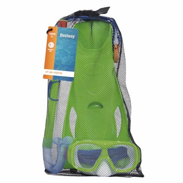 بيست واي معدات غوص سنوركل إكسبلورا  - أخضر - 26-25019