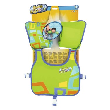 Bestway AquaStar Swim Safe ABC Life Jacket For Kids 3-6 Years