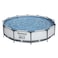 بيست واي مجموعة حوض سباحة ستيل برو فريم (مضخة فلتر) 366 × 76 سنتيمتر - 26-56416