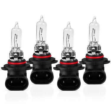 FEEMA 9005 Halogen Headlight Bulbs - 12V 100W   Super Bright Quartz Glass   High-Performance Auto Replacement Bulbs (4 PCS )
