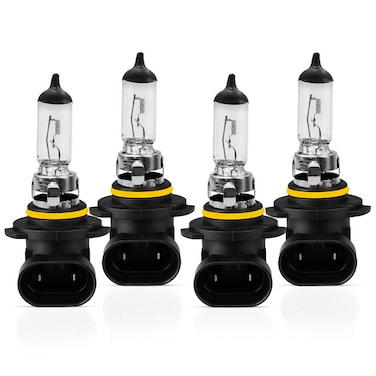 FEEMA 9006 Halogen Headlight Bulbs - 12V 55W   Super Bright Quartz Glass   High-Performance Auto Replacement Bulbs (4 PCS )