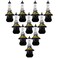 FEEMA 9006 Halogen Headlight Bulbs - 12V 55W   Super Bright Quartz Glass   High-Performance Auto Replacement Bulbs (10 PCS )