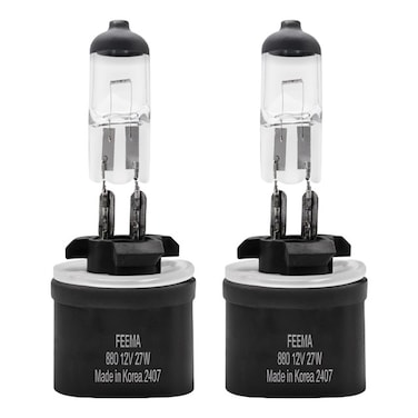 880 Halogen Headlight Bulb &ndash; 12V 27W, Enhanced Visibility, Long Lifespan ( 2 PCS )