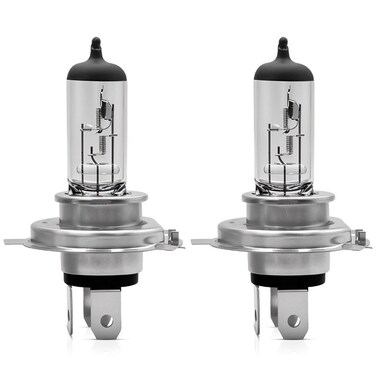FEEMA H4 12V 100/90W Premium Halogen Headlight Bulb &ndash; Super Bright, Quartz Glass, Long Life ( 2 PCS )