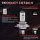 FEEMA H4 12V 100/90W Premium Halogen Headlight Bulb &ndash; Super Bright, Quartz Glass, Long Life ( 10 PCS )
