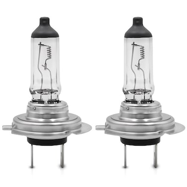 H7 Halogen Headlight Bulbs - 12V 55W, High-Performance Quartz Glass, Long Lifespan, Universal Fit for Most Vehicles ( 2 PCS )