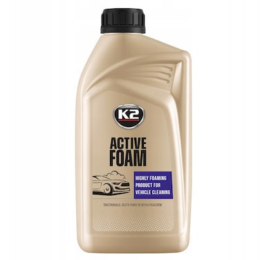 K2 Active Foam Car Wash Shampoo 1KG   High-Foaming Concentrate    Snow Foam Soap   Foam Lance &amp; Cannon Compatible   Automatic Car Wash Use   Deep Cleaning   Pleasant Scent