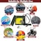 3XR Portable Air Compressor, 12V DC, 160W, 150 PSI, Metal Housing, with 3 Adapters for Auto Tires, Bike Tires, Balls, and Inflatable Boats, Oil-Free and Maintenance-Free
