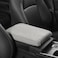 3XR Universal Vehicle Armrest Protector - Premium Leather Console Cover for Cars, Trucks, SUVs (Gray)

