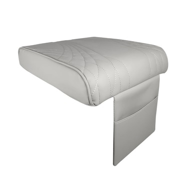 3XR Universal Vehicle Armrest Protector - Premium Leather Console Cover for Cars, Trucks, SUVs (Gray)
