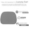NEW SPIDER Memory Foam Headrest Pad &ndash; Ergonomic Neck &amp; Head Support Cushion, Quick Rebound, Breathable (Grey)
