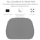 NEW SPIDER Memory Foam Headrest Pad &ndash; Ergonomic Neck &amp; Head Support Cushion, Quick Rebound, Breathable (Grey)
