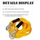 Heavy-Duty Emergency Tow Rope, 4 Meter, 3 Ton Capacity with Metal Hooks &ndash; Multipurpose Vehicle Recovery Strap for Cars, SUVs, and Pickups







