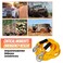 Heavy-Duty Emergency Tow Rope, 4 Meter, 3 Ton Capacity with Metal Hooks &ndash; Multipurpose Vehicle Recovery Strap for Cars, SUVs, and Pickups







