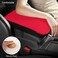 Universal Car Armrest Cushion &ndash; Memory Foam Center Console Cover for SUV, Sedan, Truck, and Jeep (Red)
