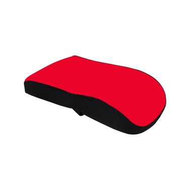 Universal Car Armrest Cushion &ndash; Memory Foam Center Console Cover for SUV, Sedan, Truck, and Jeep (Red)
