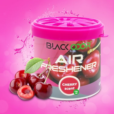 Car &amp; Home Air Freshener - Black Odor Cherry Scent, 120ml
