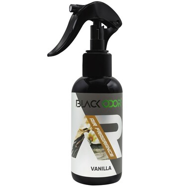 BLACK ODOR Vanilla Air Freshener Spray &ndash; Non-Aerosol, Essential Oil-Based, Safe for Home, Office, Car &ndash; 100ml
