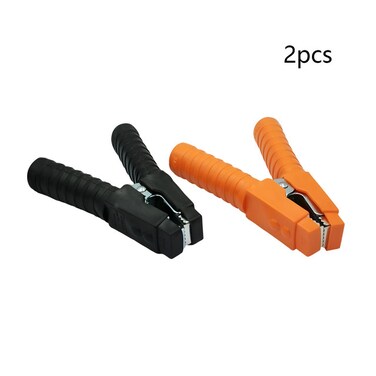 مشابك كابلات بطارية السيارة شديدة التحمل - مشبكان معززان بمقابض معزولة للسيارات وسيارات الدفع الرباعي والشاحنات والمركبات التجارية