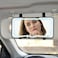 LED Car Sun Visor Vanity Mirror with Touch Control &ndash; USB Rechargeable Makeup Mirror with Adjustable Light for Interior Use








