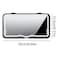 LED Car Sun Visor Vanity Mirror with Touch Control &ndash; USB Rechargeable Makeup Mirror with Adjustable Light for Interior Use








