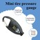 مقياس ضغط الإطارات الرقمي من سفاري مع شاشة LCD وسلسلة مفاتيح - TG-52 - لإطارات السيارات والدراجات النارية والدراجات الهوائية والشاحنات