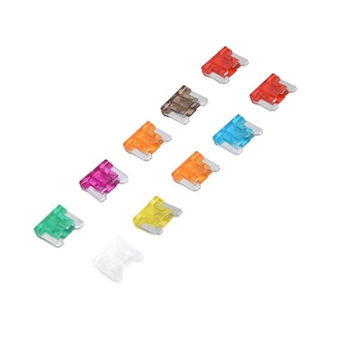 Car Blade Fuse Kit &ndash; Assorted Standard Automotive Fuses &ndash; Includes 5A to 30A Fuses in Multiple Colors &ndash; Ideal for Cars, Trucks, SUVs, and Boats &ndash; Easy Fuse Replacement
