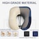 Memory Foam Travel Neck Pillow with Magnetic Therapy Cloth and Soft Velvet Cover &ndash; 24x27 cm, Navy blue for Airplane, Car, Office, and Home Use
