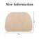 Universal Memory Foam Car Neck Pillow &ndash; Ergonomic Headrest Cushion for Driver and Passenger, Beige, 28x22 cm

