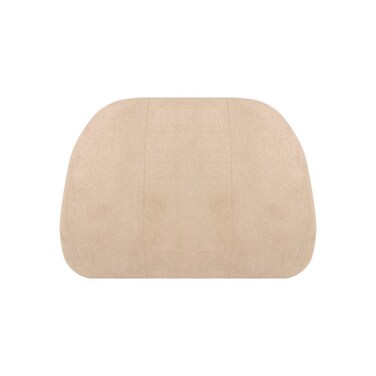 Universal Memory Foam Car Neck Pillow &ndash; Ergonomic Headrest Cushion for Driver and Passenger, Beige, 28x22 cm

