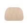 Universal Memory Foam Car Neck Pillow &ndash; Ergonomic Headrest Cushion for Driver and Passenger, Beige, 28x22 cm

