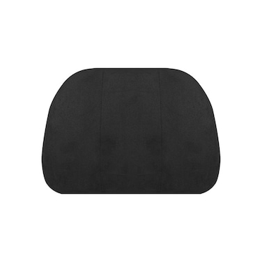 Universal Memory Foam Car Neck Pillow &ndash; Ergonomic Headrest Cushion for Driver and Passenger, Black, 28x22 cm
