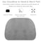 Universal Memory Foam Car Neck Pillow &ndash; Ergonomic Headrest Cushion for Driver and Passenger, Grey, 28x22 cm
