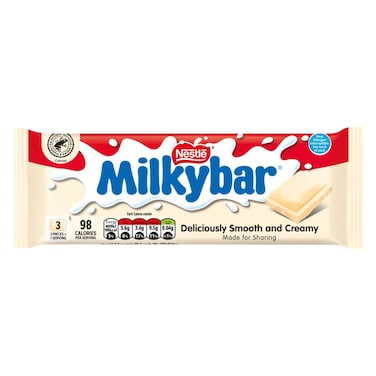 نستله ميلكي بار لوح شوكولاتة بيضاء 90 جرام