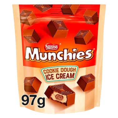 Nestle Munchies Ice Cream Cookie Dough Filled Chocolates 97g