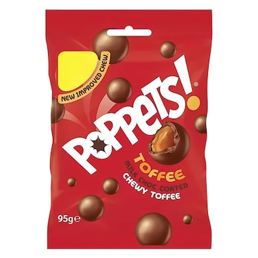 Poppets Milk Chocolate Toffee 95g