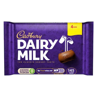 Milka Cadbury Dairy Milk -Chocolate 4 Bars 108.8g