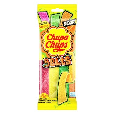 Chupa Chups Sour Mixed Belts 90g