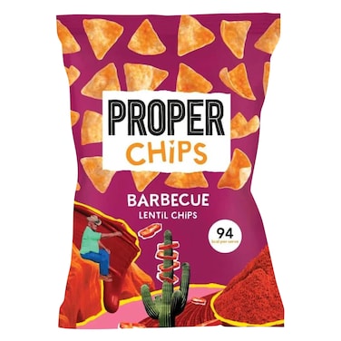 Proper Chips Barbecue Lentil Chips 85g