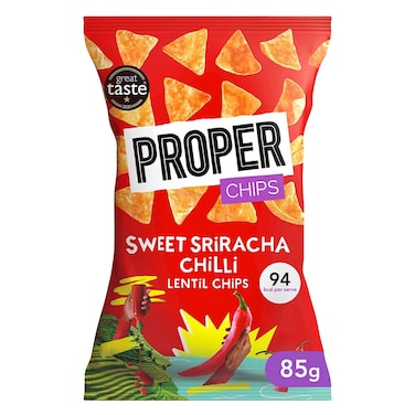 Proper Chips Sweet Chili Lentil Chips 85g
